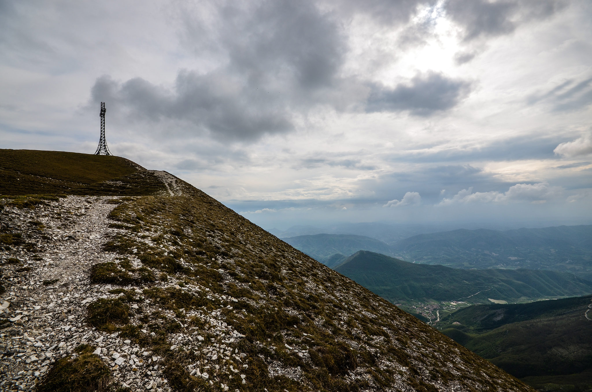 Monte Catria (1,702 m) is a mountain in the central Apennines.
